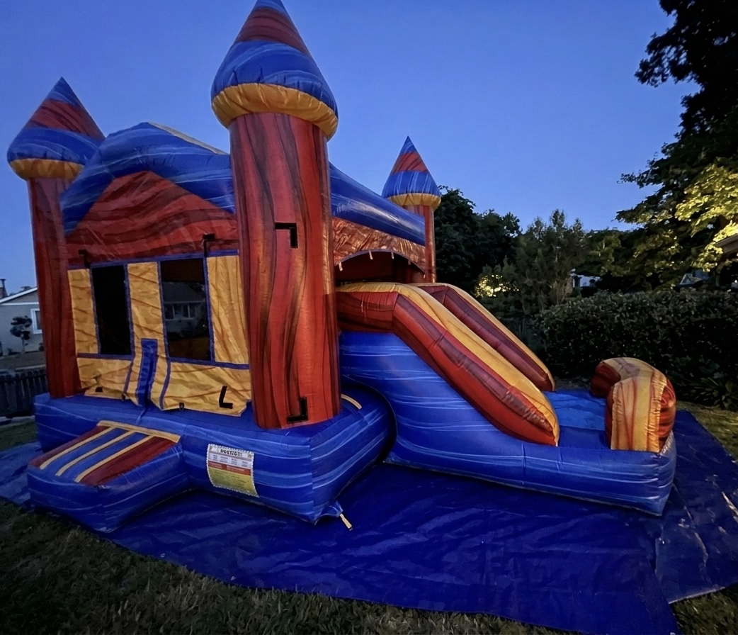 Lava Rocket Bounce House & Slide Combo